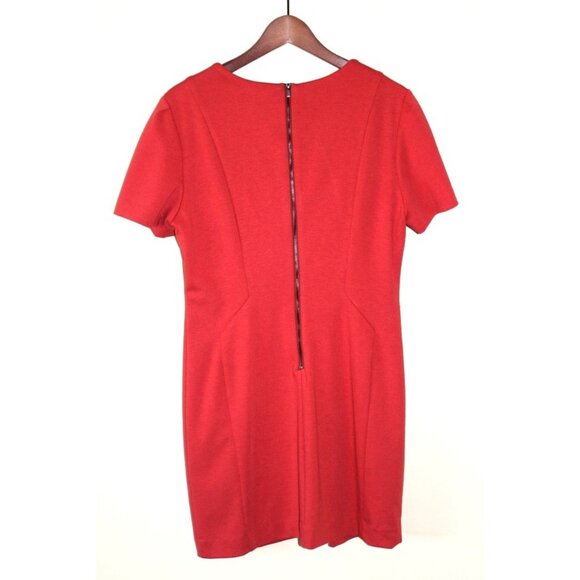 nwot BANANA REPUBLIC Midi Pencil Dress in Terracotta - Size 12P - Picture 3 of 7